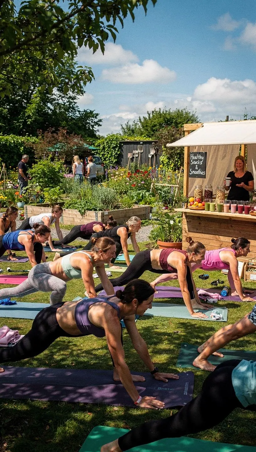 Inclusive community gathering with diverse participants.